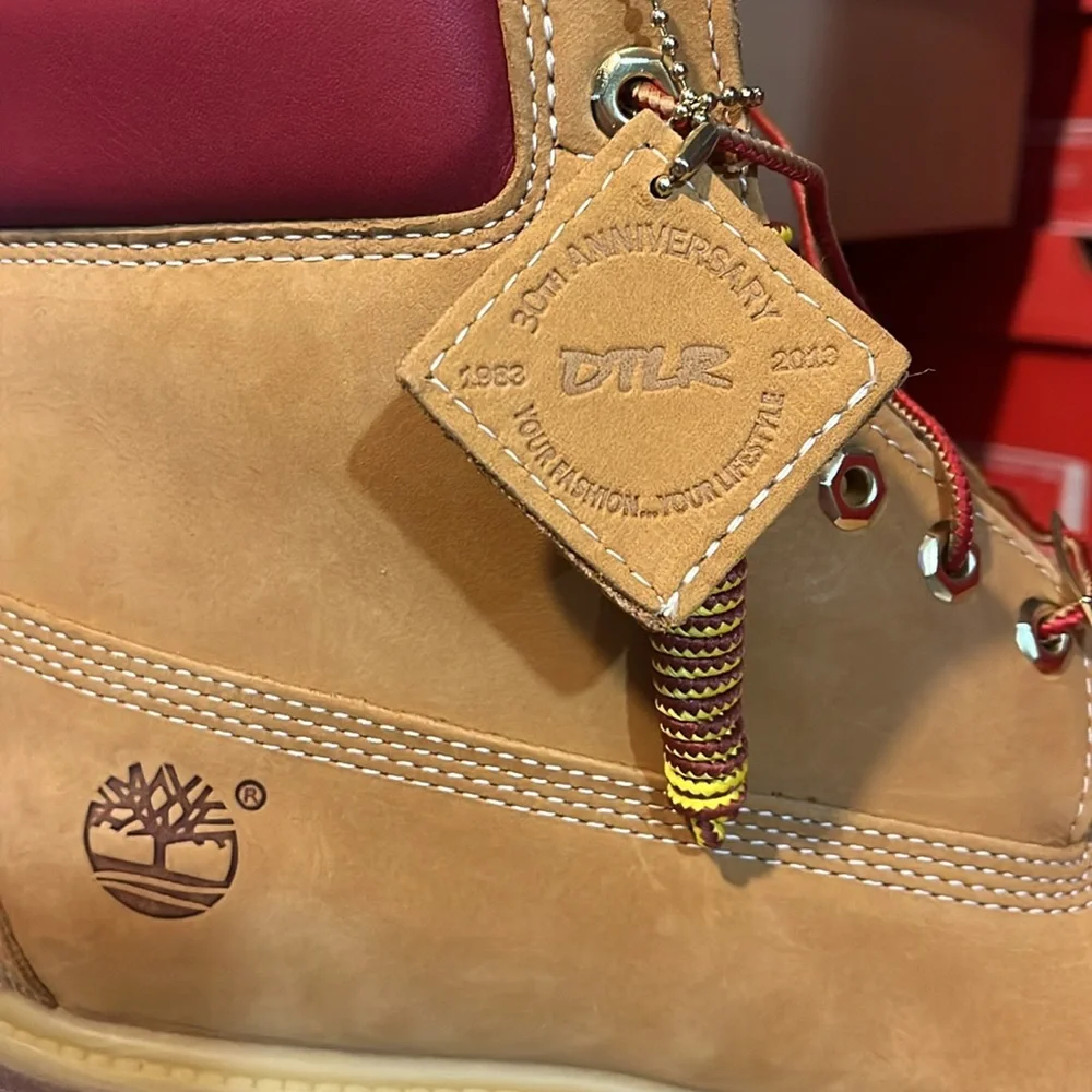 Timberland X DTLR 30th Anniversary 2013 6” Premium Boots wheat Mens size 11.5